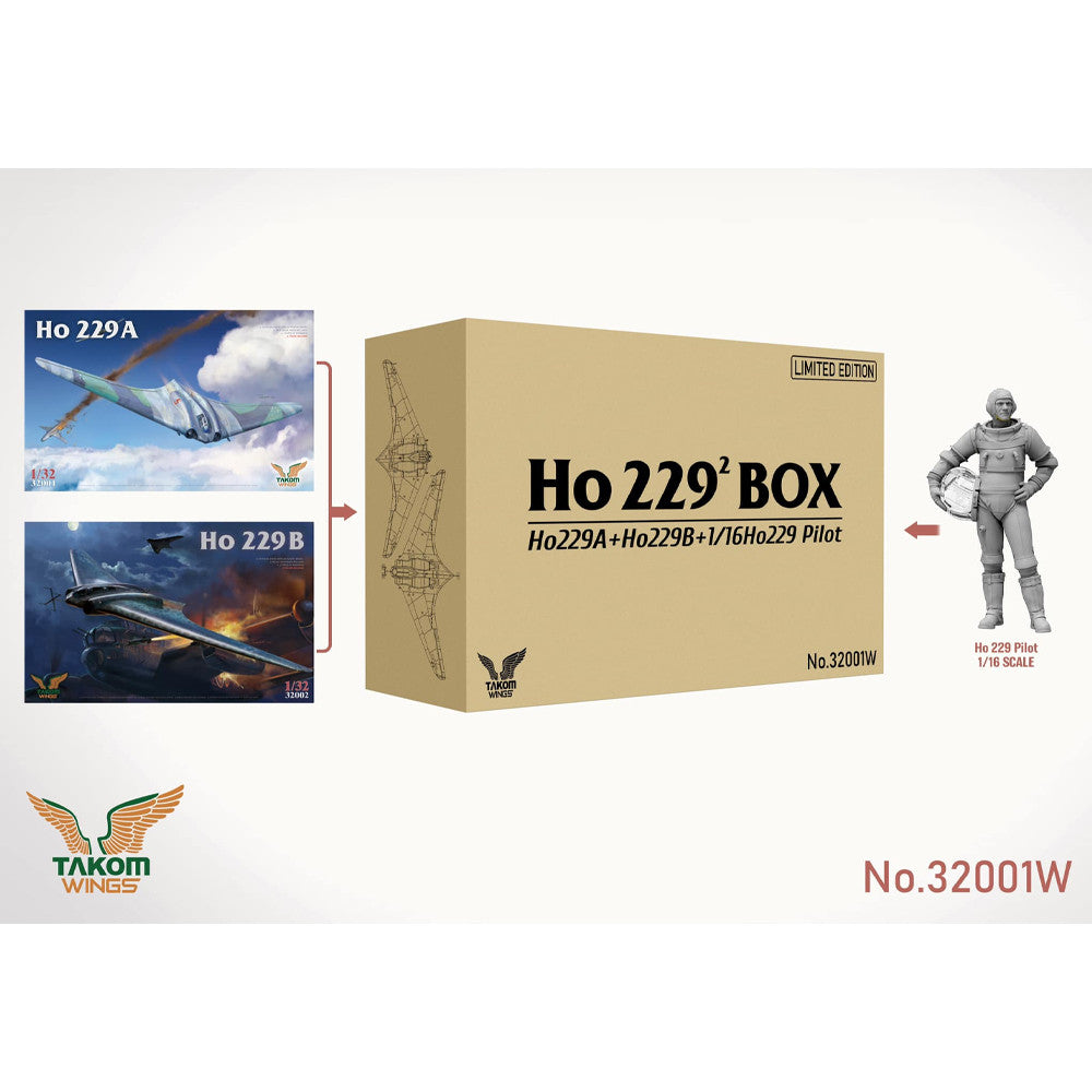 Takom Wings Horten Ho 229 Big Box Model Kit 32001W