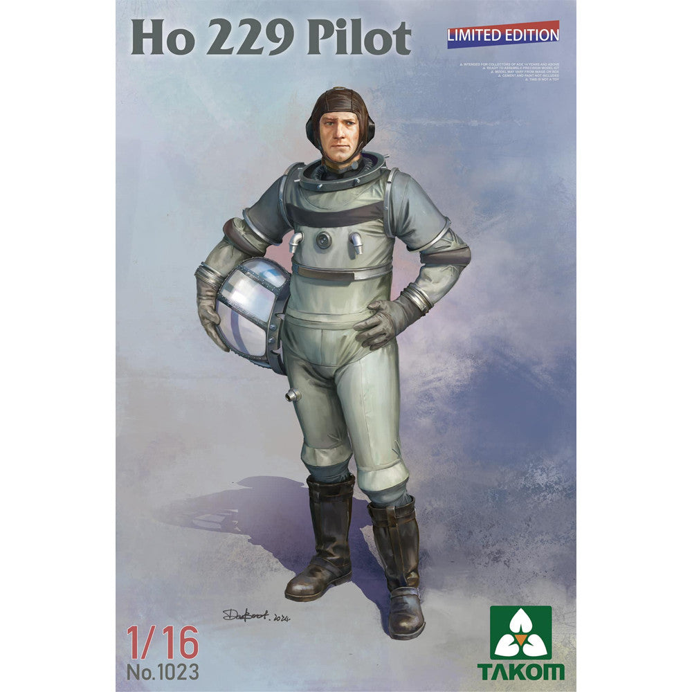 Takom Wings Horten Ho 229 Pilot 1/16 Scale Model Kit 1023