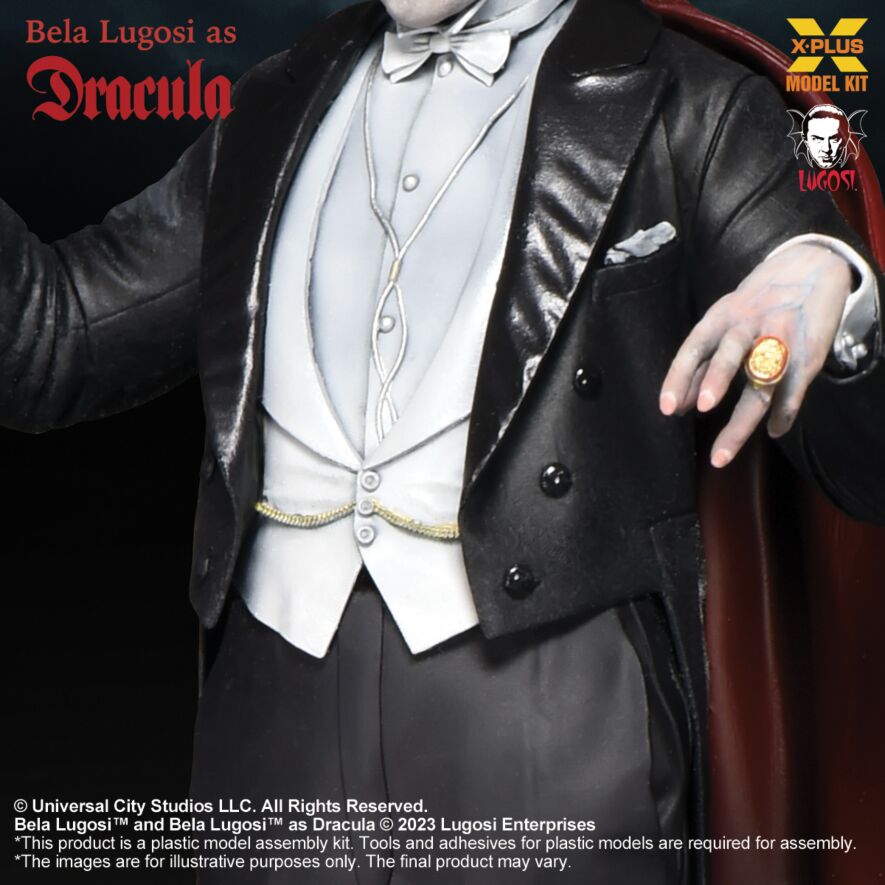 XPlus Model Kit Bela Lugosi as Dracula 1/8 scale vest option 1