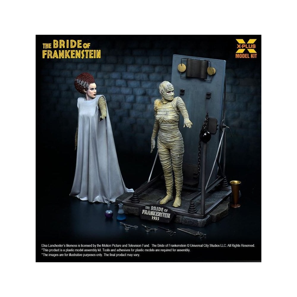 X-Plus Models Bride of Frankenstein 1/8 Scale Plastic Model Kit