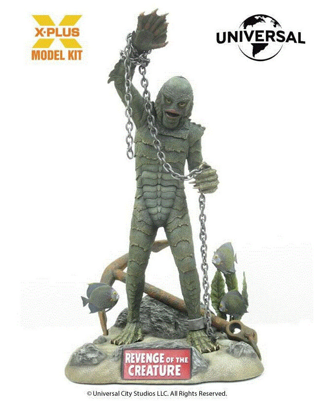 X-Plus 1/8 Revenge of the Creature Plastic Model Kit