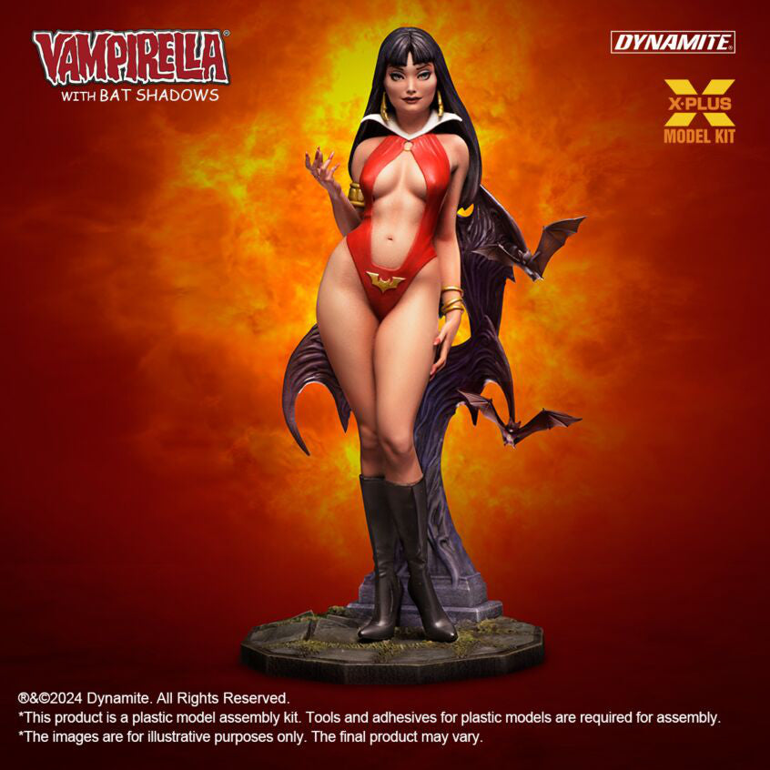 X-Plus Models Vampirella With Bat Shadows Plastic Model kit