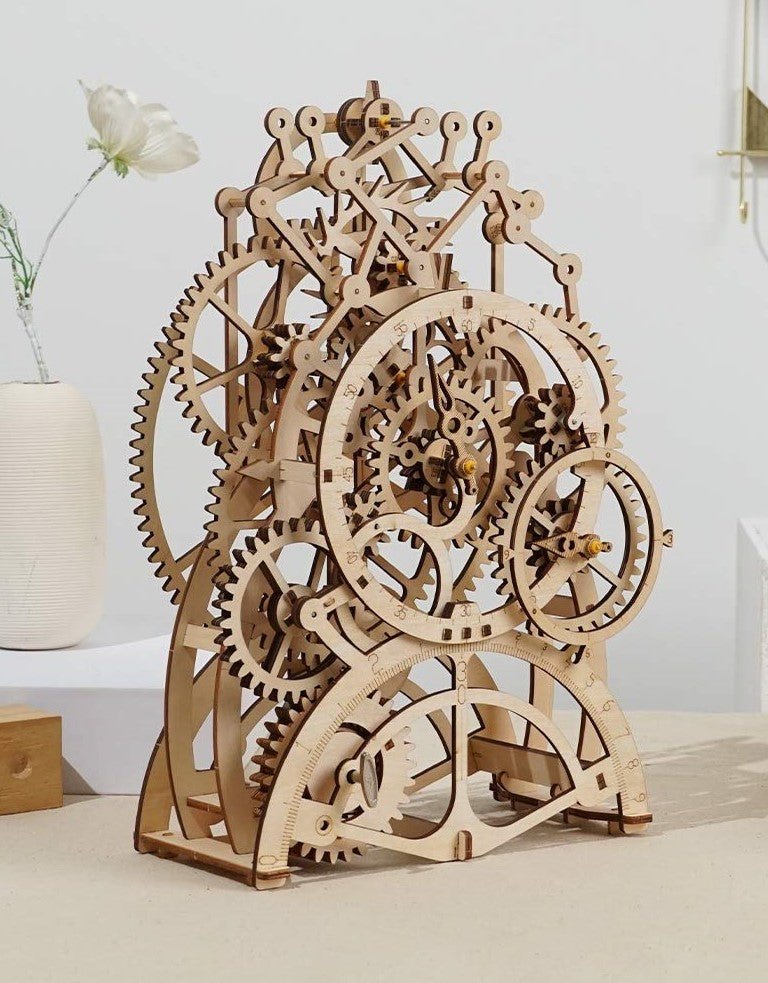 Rokr Pendulum Clock Wooden Model Kit LK501