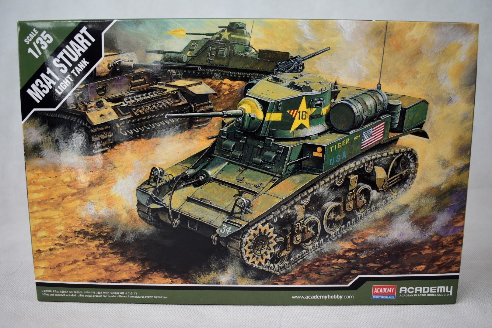 Academy M3A1 Stuart Light Tank Model kit