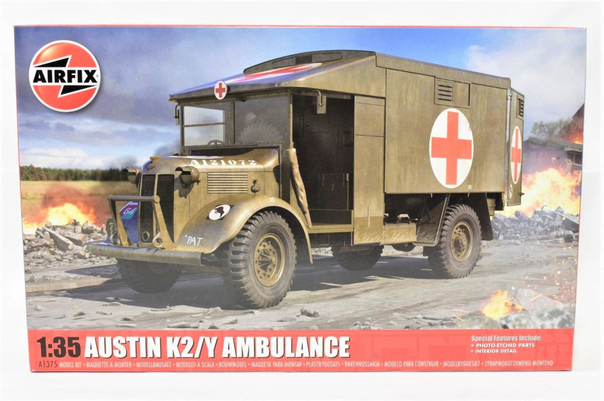 Airfix Austin K2/Y Ambulance 1:35 Model Kit A1375
