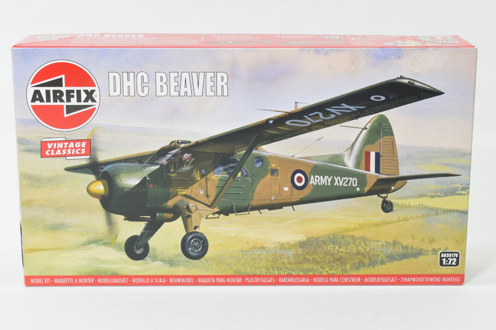 Airfix DHC Beaver Vintage Classics 1:72 Scale Plastic Model Kit