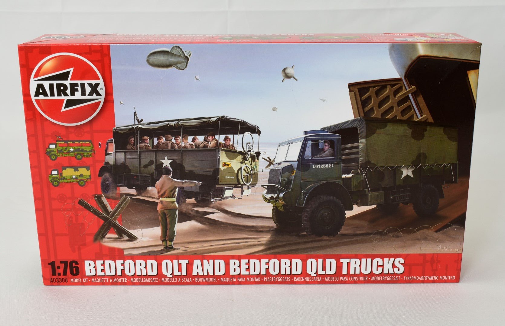 Airfix Bedford QLT and QLD Trucks 1/76 Model kit