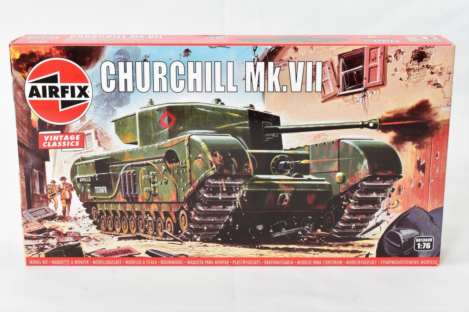 Airfix Vintage Classics Churchill MK.VII Tank 1/76 model kit