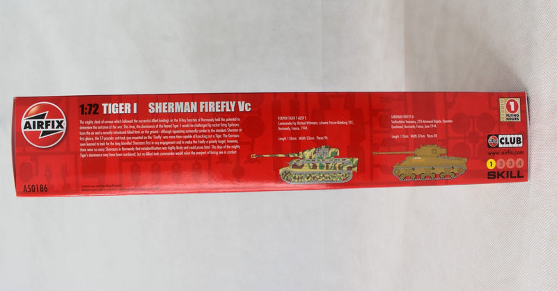 Airfix Tiger I Sherman Firefly Vc Classic Conflict model side