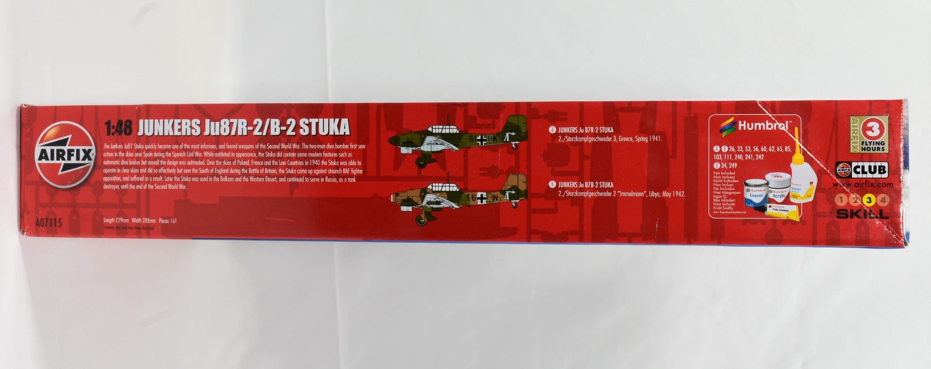 Airfix Junkers Ju87 Stuka Tank Buster 1/48 Model side