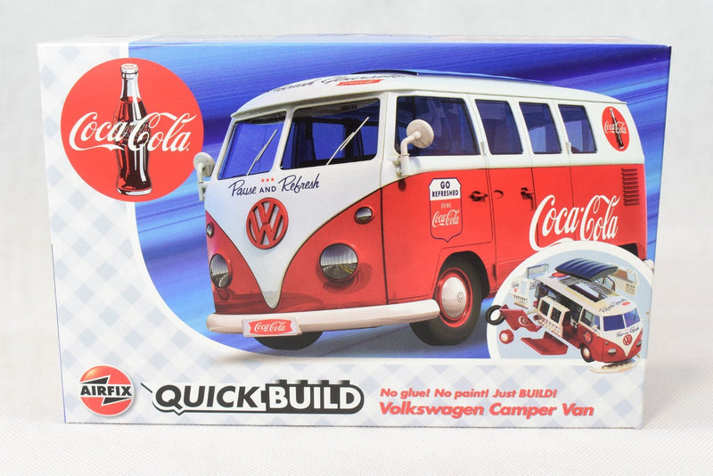 Airfix Quick Build Volkswagen Camper Van Coca Cola