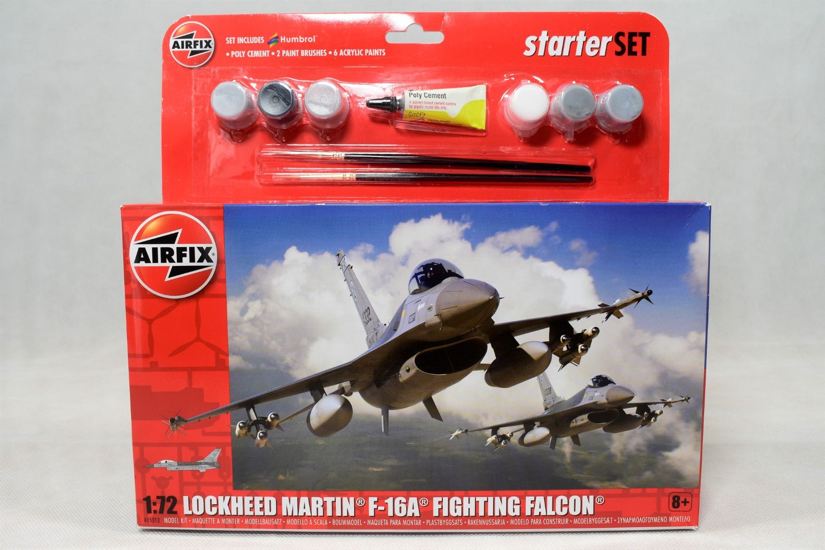 Airfix F-16A fighting Falcon Starter Set 1/72 model