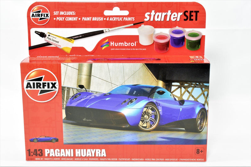 Airfix Starter Set Pagani Huayra 1/43 scale model kit