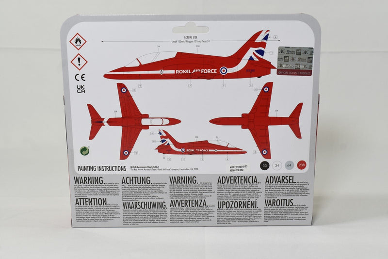 Airfix RAF Red Arrows Hawk Starter Set box