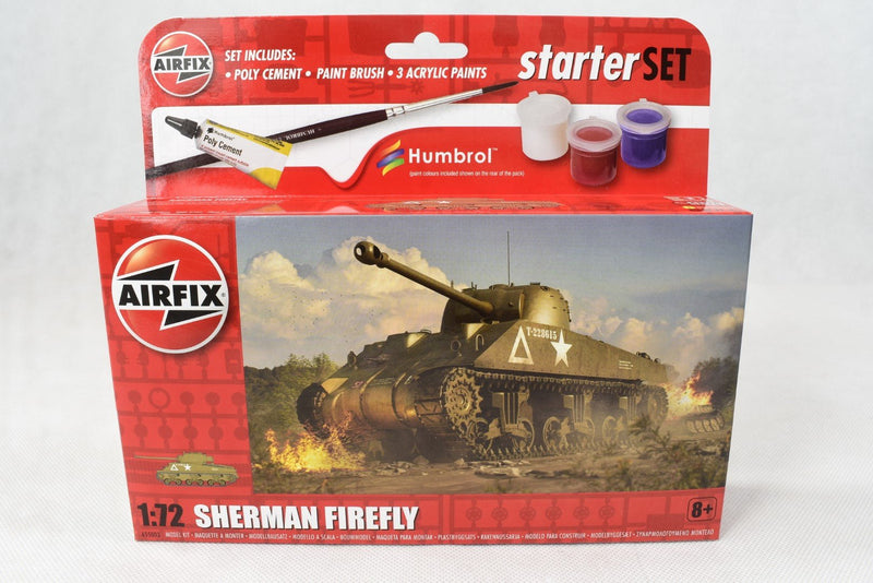 Airfix Sherman Firefly 1/72 Model Starter Set