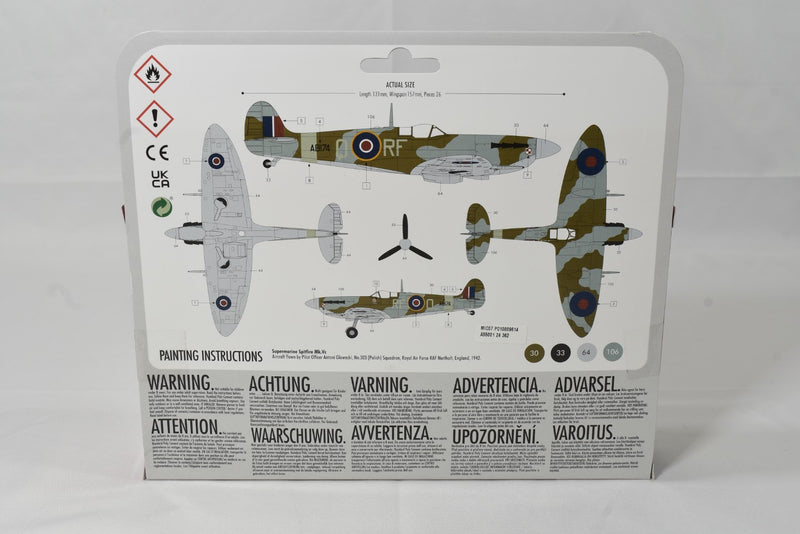Airfix Spitfire Mk.Vc 1/72 Starter Set box
