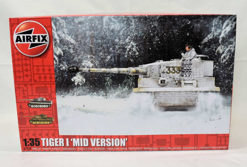 Airfix Tiger I Tank Mid Version 1:35 Scale Model Kit