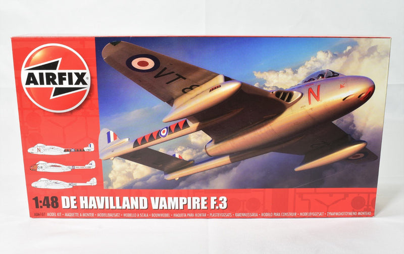 Airfix De Havilland Vampire F.3 1/48 model kit