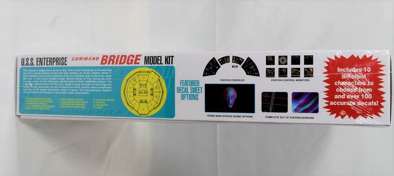AMT Star Trek U.S.S> Enterprise Bridge Set Model Kit side