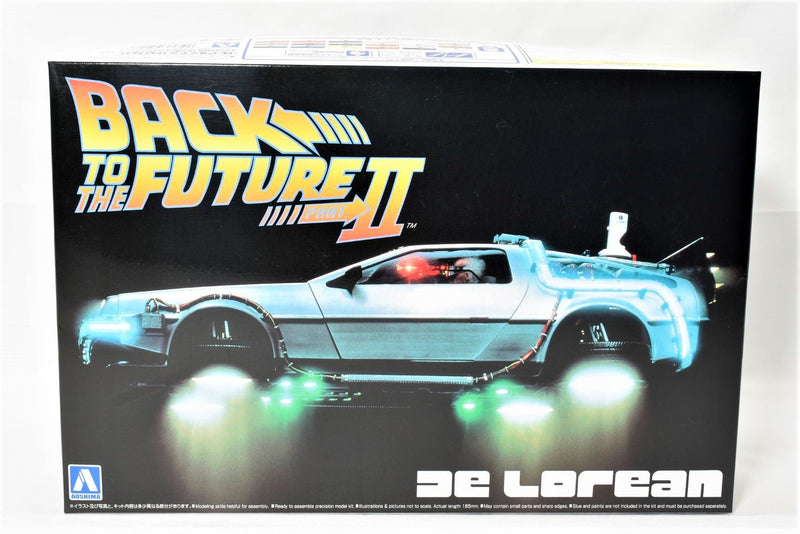Aoshima Back to the Future Part II DeLorean 1/24 scale model kit
