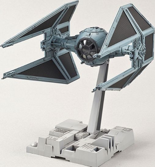 Bandai Star Wars Tie Interceptor 1/72 scale model kit built