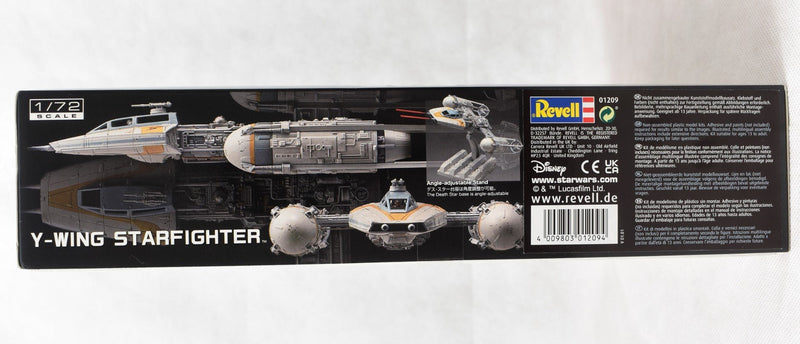 Bandai Star Wars Y-Wing Starfighter 1/72 Model box