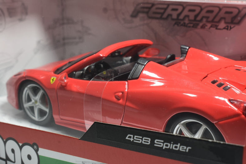 Bburago Ferrari 458 Spider 1/24 Diecast back