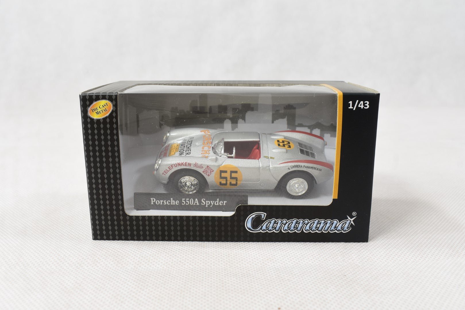 Cararama Porsche 550A Spyder 1/43 Diecast