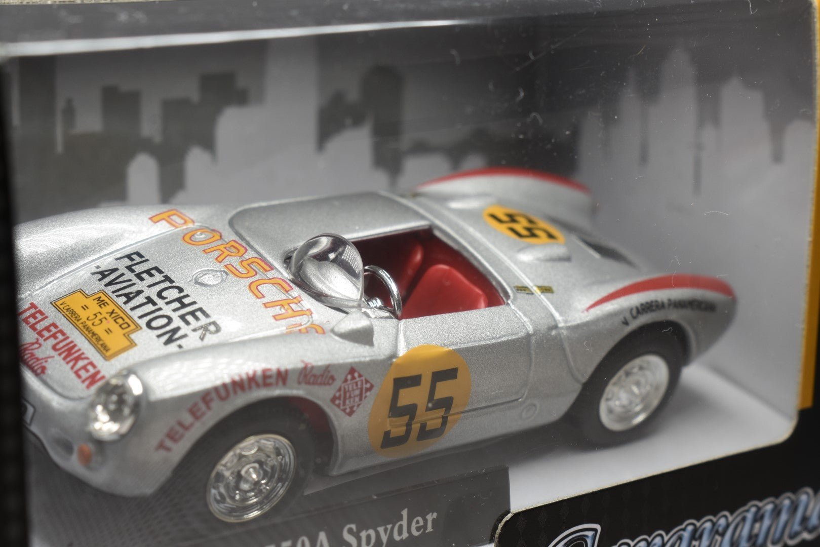 Cararama Porsche 550A Spyder 1/43 Diecast front