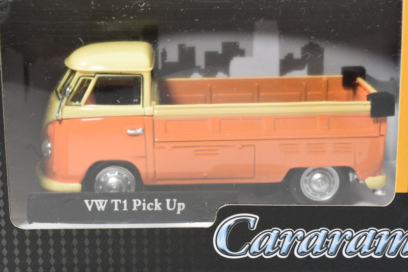 Cararama VW T1 Pick Up Orange 1/43 Diecast side