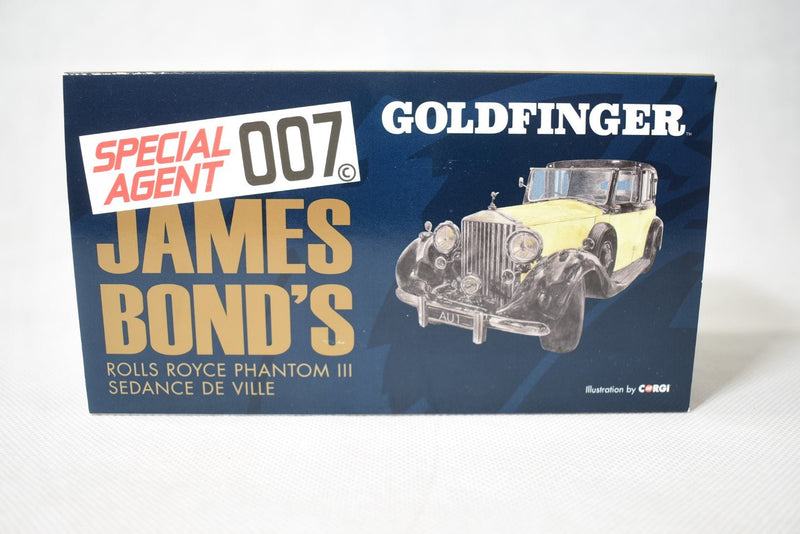 Corgi James Bond Goldfinger Rolls Royce Phantom box