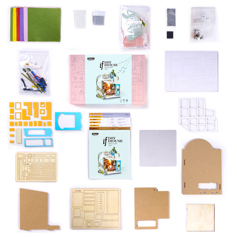Canada Robotime Rolife Dora's Loft DIY Miniatures Dollhouse Kit DG12 - Unicorn E Canada Robotime Rolife Dora's Loft DIY Miniatures Dollhouse Kit DG12 - Unicorn E