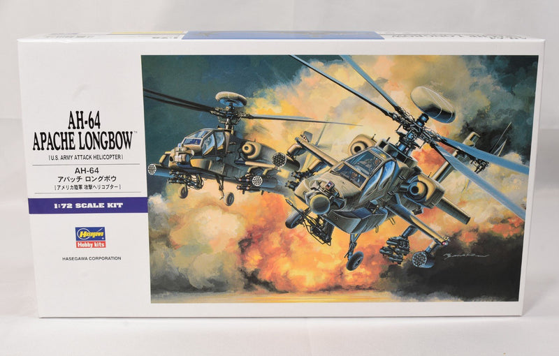 Hasegawa AH-64 Apache Longbow Attack Helicopter 1/72 Model