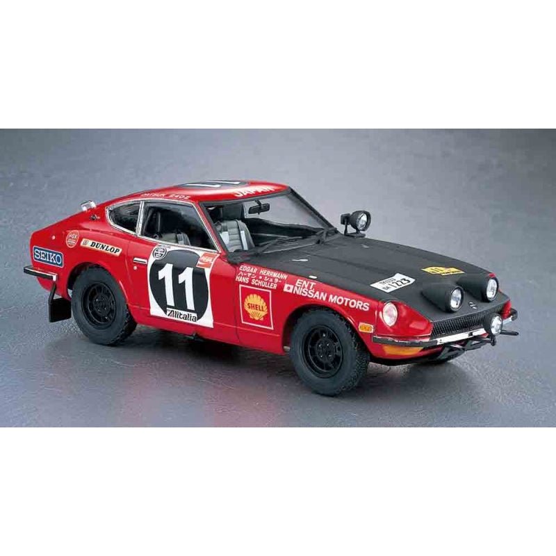 Hasegawa Datsun 240Z 1971 Safari Rally Winner 1/24 model kit built