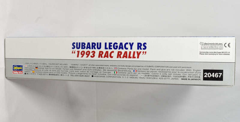 Hasegawa Subaru Legacy RS RAC Rally 1/24 Model