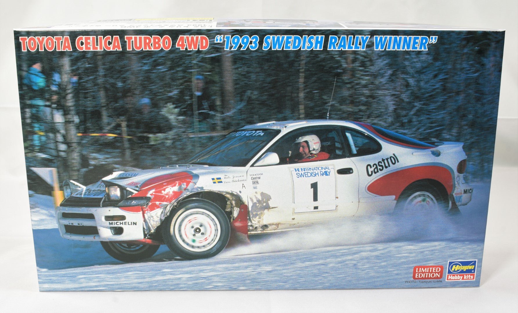 hasegawa Toyota Celica Turbo 4WD 1993 Swedish Rally 1/24 Limited Edition Model