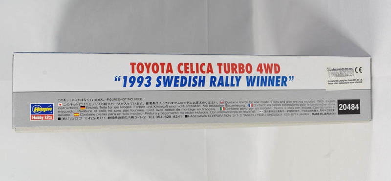 hasegawa Toyota Celica Turbo 4WD 1993 Swedish Rally side