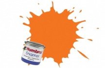 Humbrol No 018 Orange Gloss Enamel Paint AA0196 14ml Tinlet
