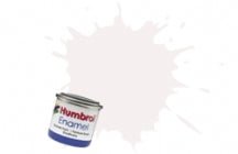 Humbrol No 130 White Satin Enamel Paint AA1434 14ml Tinlet