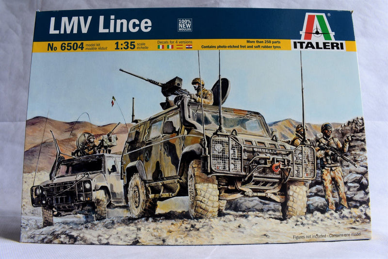 Italeri LMV Lince military vehicle 1:35 scale model kit