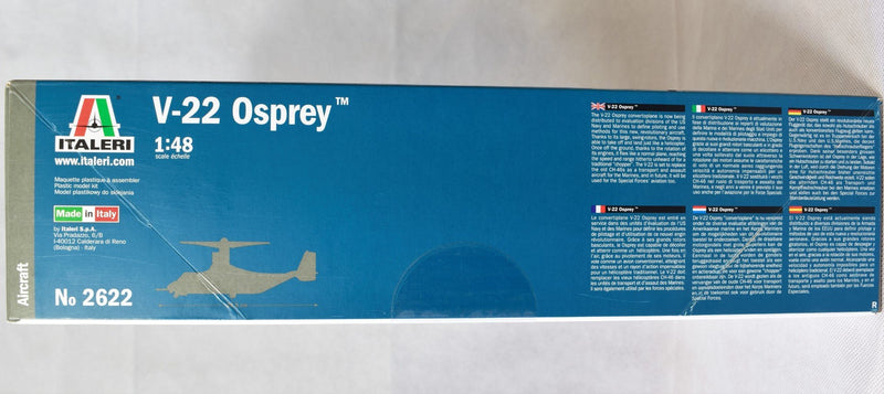 Italeri V-22 Osprey 1/48 Model Kit box side