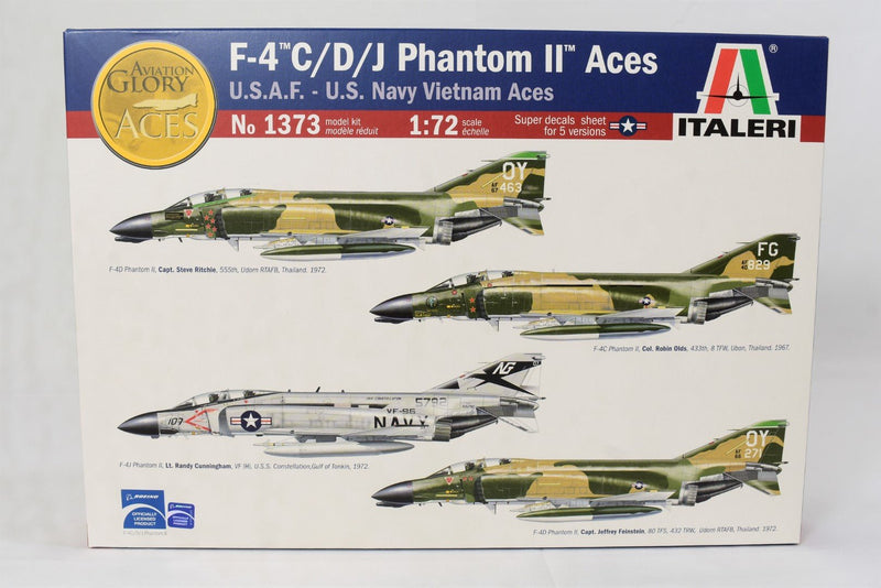 Italeri F-4 Phantom II Aces 1/72 Model Kit 1373
