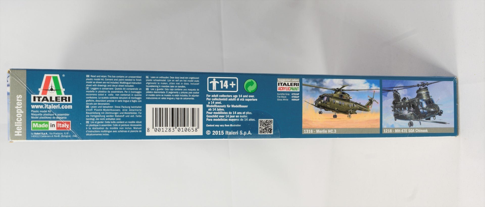 Italeri MH-53E Sea Dragon Helicopter 1:72 Model Kit 1065 barcode