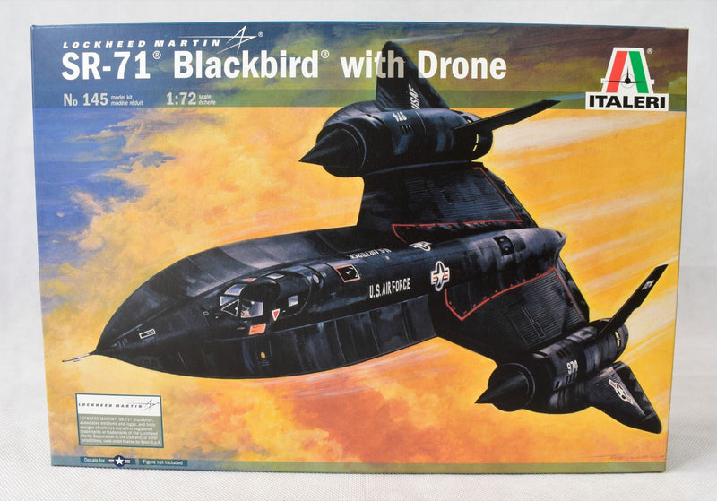 Italeri SR-71 Blackbird with Drone 1/72 Model Kit