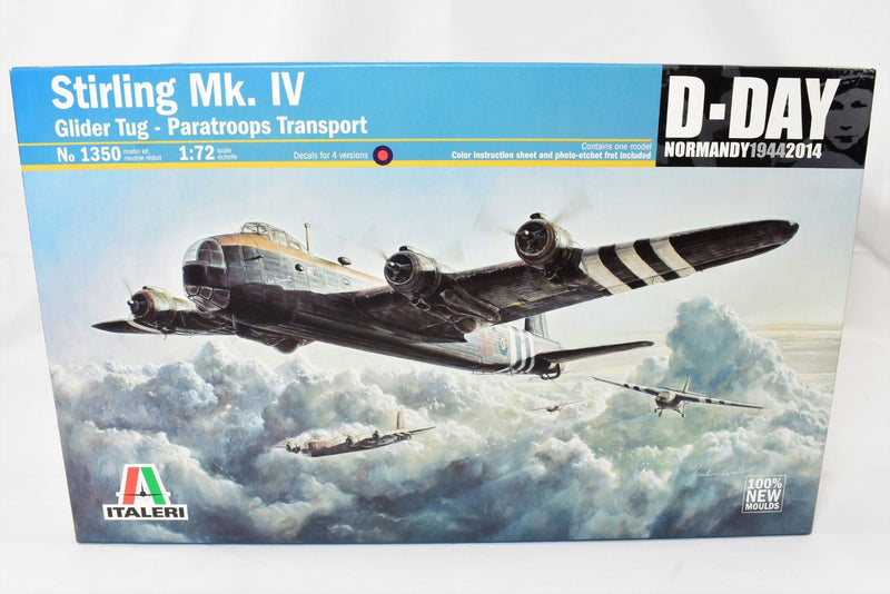 Italeri Stirling MK.IV Glider Tug Paratroops Transport D-Day 1/72 Model Kit