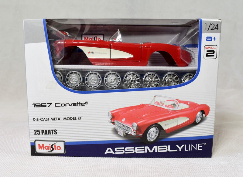 Maisto Assembly Line 1957 Corvette 1/24 Diecast model kit