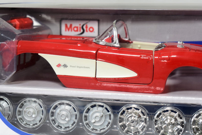 Maisto Assembly Line 1957 Corvette 1/24 Diecast model kit side