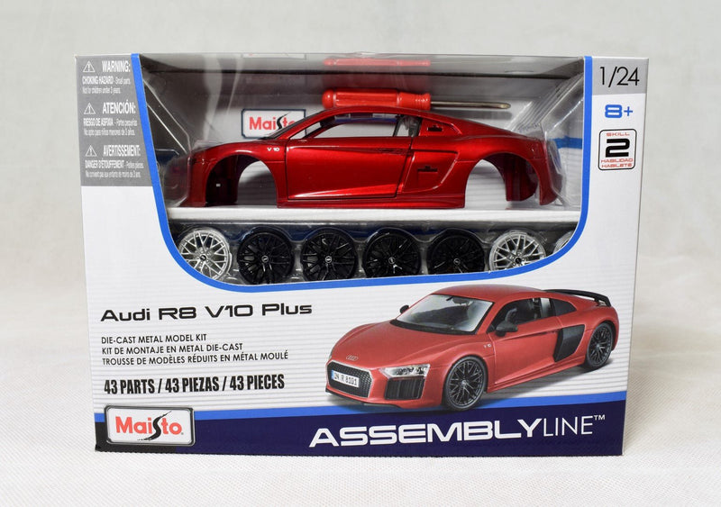 Maisto Assembly Line Audi R8 V10 1/24 diecast model kit