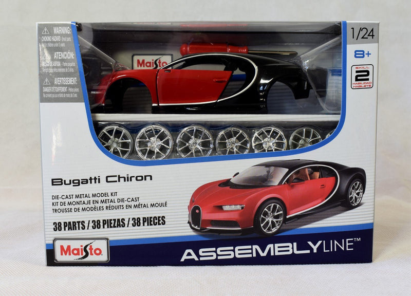 Maisto Assembly Line Bugatti Chiron 1/24 diecast model kit