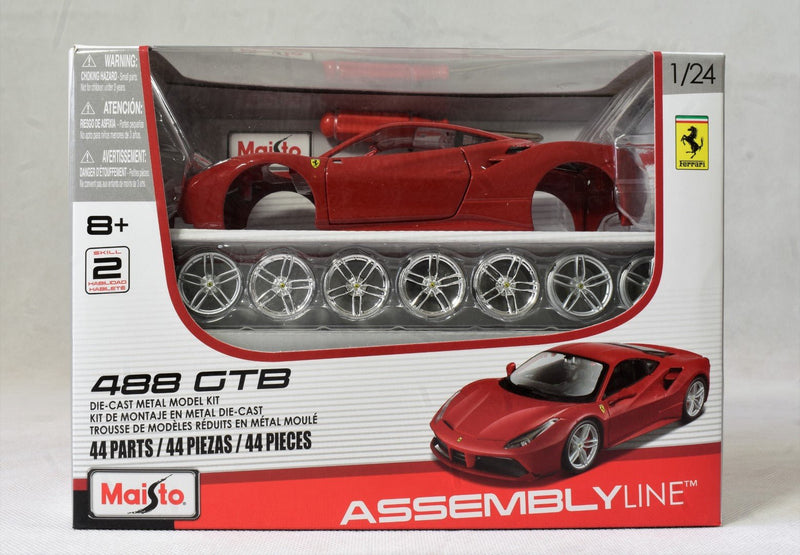 Maisto Assembly Line Ferrari 488 GTB 1/24 diecast model kit